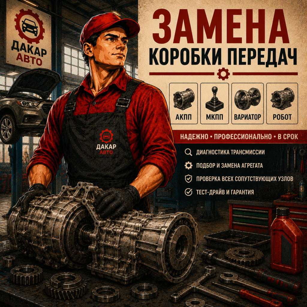 Замена коробки передач Хабаровск